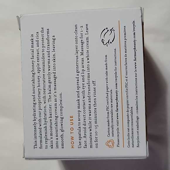 Farmacy Honey Potion Plus Ceramide Hydration Mask NIB - Picture 3 of 7